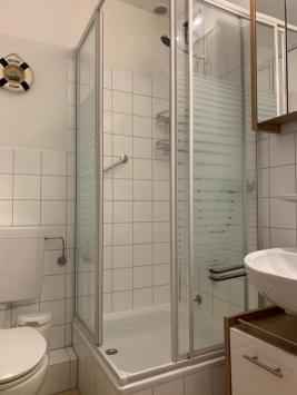 Die Duschkabine wurde in 2020 erneuert