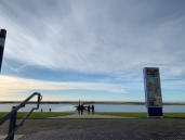 Die PERLEBUCHT in Büsum mit dem Übergang zum Sandstrand