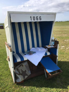 der original Sylt-Strandkorb zur kostenlosen Nutzung